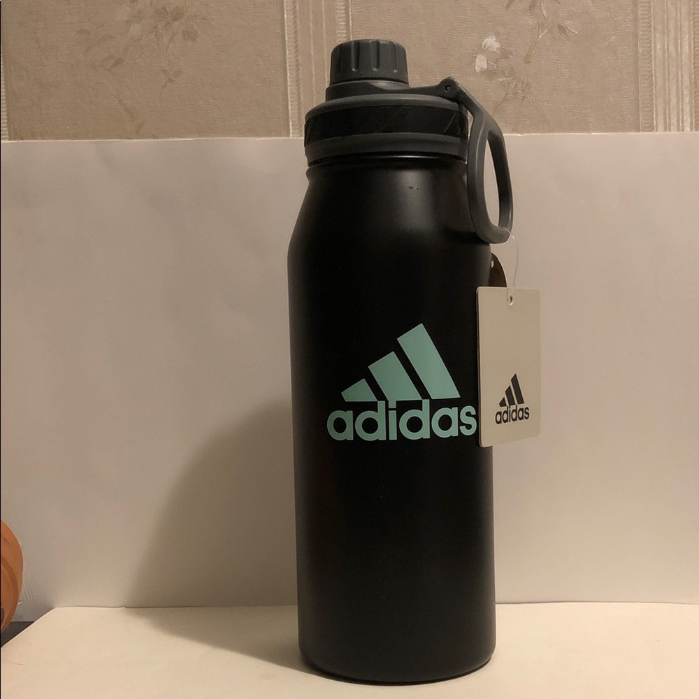 Adidas Black Bottle with Mint Logo